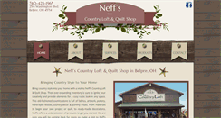 Desktop Screenshot of neffscountryloft.com