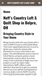 Mobile Screenshot of neffscountryloft.com